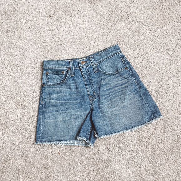 J. Crew high rise denim shorts size 25 - Picture 3 of 7
